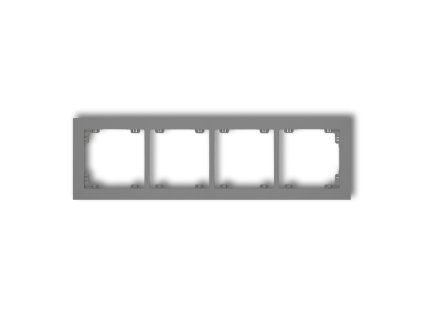 4-gang universal plastic frame