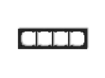 4-gang universal plastic frame