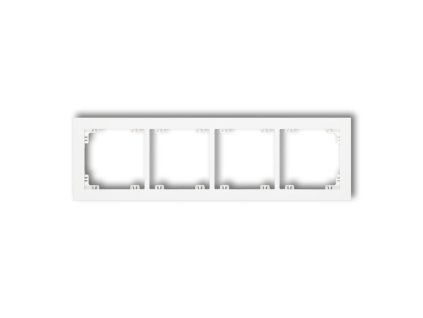 4-gang universal plastic frame