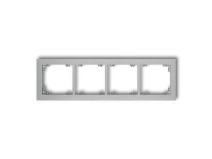 4-gang universal plastic frame