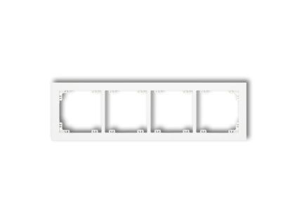 4-gang universal plastic frame