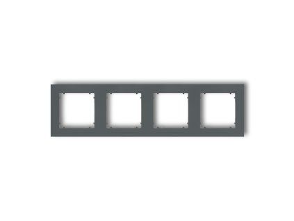 4-gang universal plastic frame