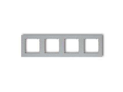 4-gang universal plastic frame