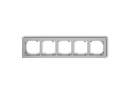 5-gang universal plastic frame