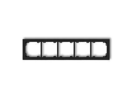 5-gang universal plastic frame