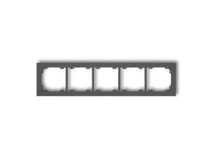 5-gang universal plastic frame