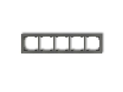 5-gang universal plastic frame