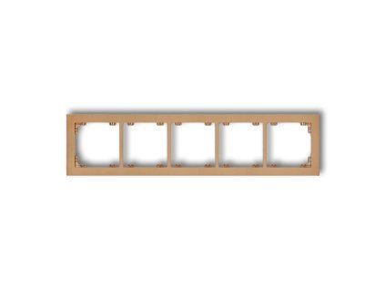 5-gang universal plastic frame