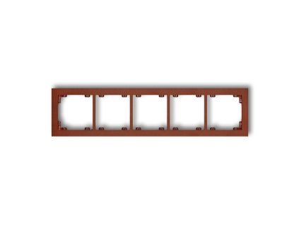 5-gang universal plastic frame