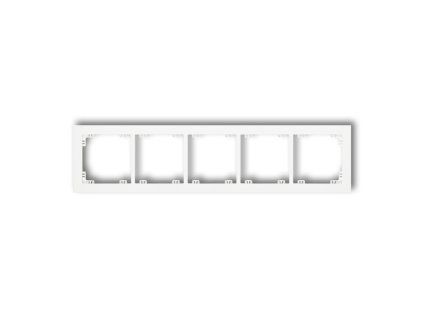 5-gang universal plastic frame