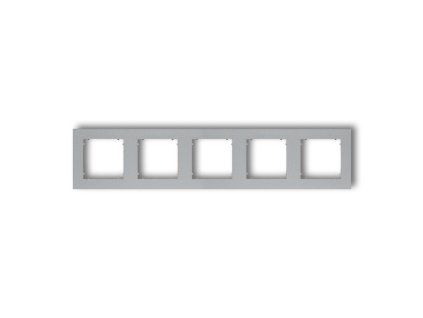 5-gang universal plastic frame