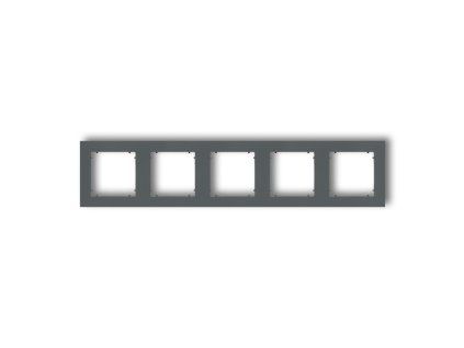 5-gang universal plastic frame