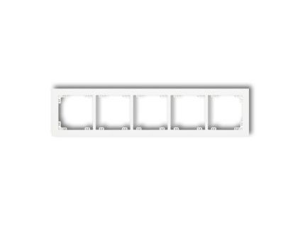 5-gang universal plastic frame