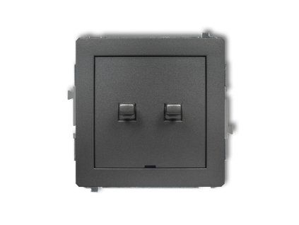 American-style double push button switch mechanism (double push button without pictograms