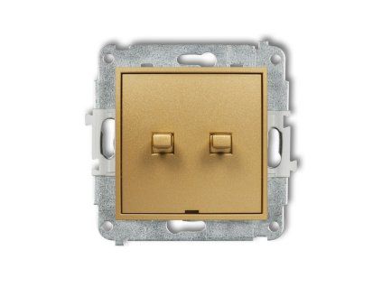 American-style double push button switch mechanism (double push button without pictograms
