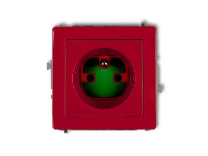 DATA single socket with the 2P+Z DATA earth mechanism