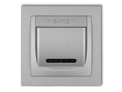 DECO Hotel switch with a single universal plastic DECO frame