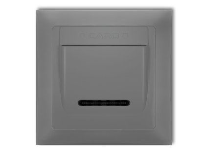 DECO Hotel switch with a single universal plastic DECO Soft frame