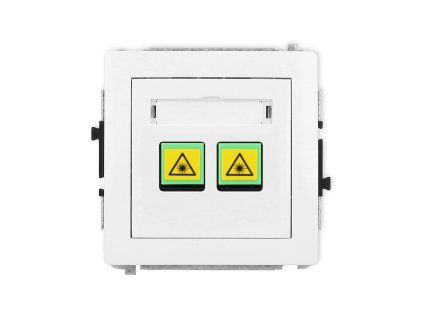 Double fibre/optical socket mechanism