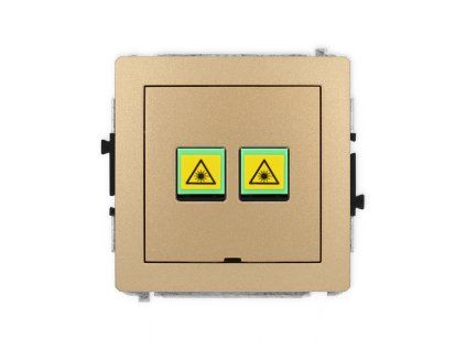 Double fibre/optical socket mechanism