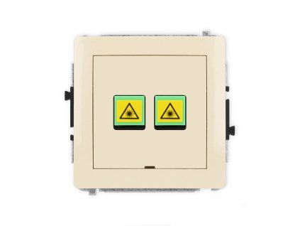 Double fibre/optical socket mechanism
