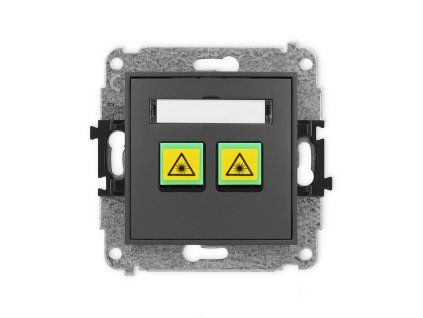 Double fibre/optical socket mechanism