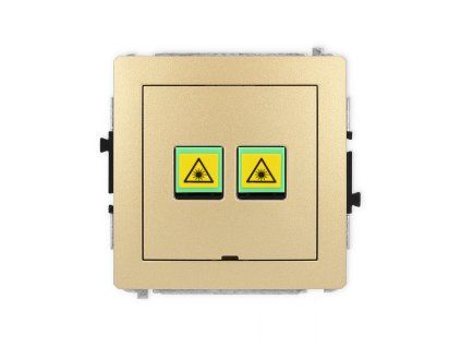 Double fibre/optical socket mechanism