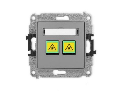Double fibre/optical socket mechanism