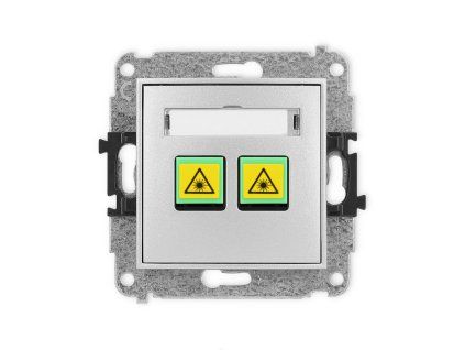 Double fibre/optical socket mechanism