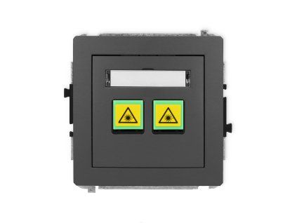 Double fibre/optical socket mechanism