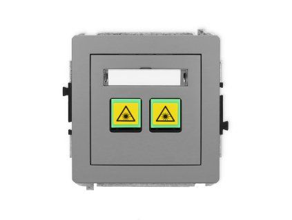 Double fibre/optical socket mechanism