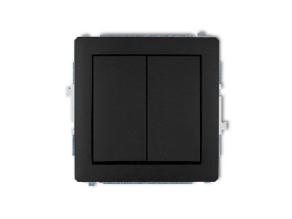 Double intermediate switch mechanism (double push button without pictogram)