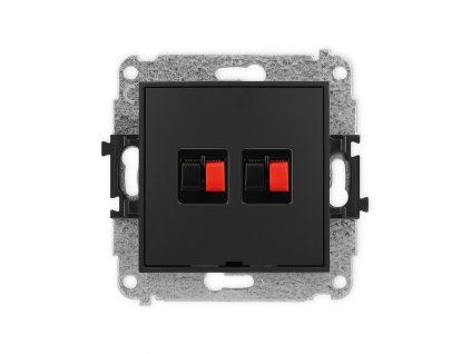 Double loudspeaker socket (2mm) mechanism