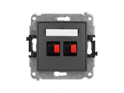 Double loudspeaker socket (2mm) mechanism