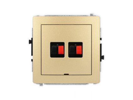 Double loudspeaker socket (2mm) mechanism