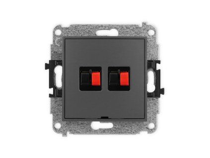 Double loudspeaker socket (2mm) mechanism