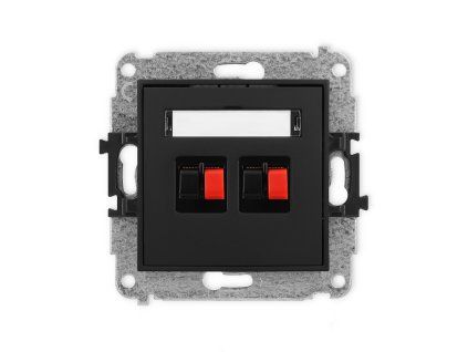 Double loudspeaker socket (2mm) mechanism