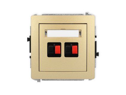 Double loudspeaker socket (2mm) mechanism