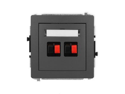 Double loudspeaker socket (2mm) mechanism