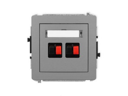 Double loudspeaker socket (2mm) mechanism