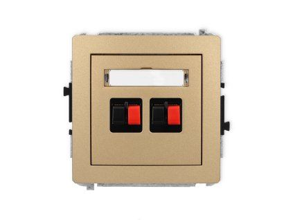 Double loudspeaker socket (2mm) mechanism