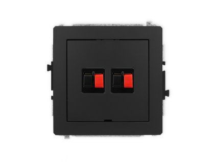 Double loudspeaker socket (2mm) mechanism