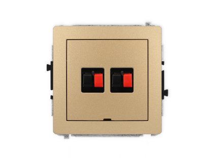 Double loudspeaker socket (2mm) mechanism