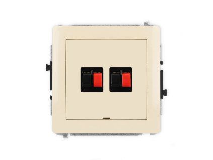 Double loudspeaker socket (2mm) mechanism