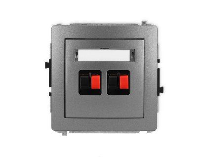 Double loudspeaker socket (2mm) mechanism