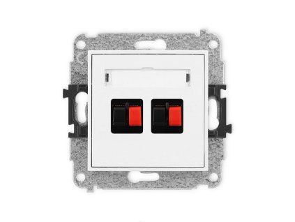 Double loudspeaker socket (2mm) mechanism