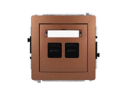 Double USB charger mechanism 2xUSB C