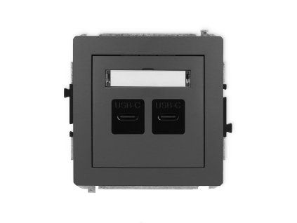 Double USB charger mechanism 2xUSB C