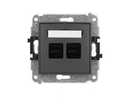 Double USB charger mechanism 2xUSB C