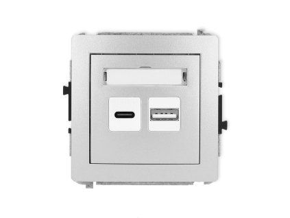 Dual USB charger mechanism USB C + USB A